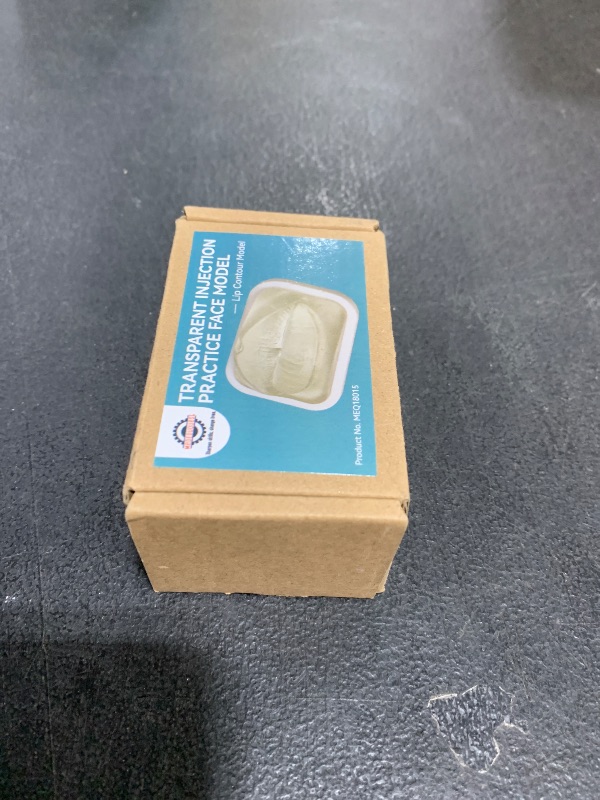 Photo 1 of MedEduQuest Transparent Facial Injection Lip Model, Facial Model for Injection and Filler Practice, Micro Plastic Surgery Teaching, Beautician Teaching, Injection Training for Medical Students Doctors