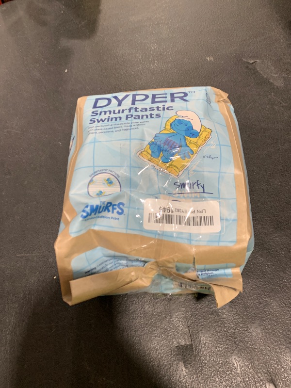 Photo 1 of DYPER Smurftastic Baby Swim Diapers (21 Count), Hypoallergenic Plant-Based Disposable Swim Diapers | Eco-Friendly & Absorbent Swimming Diapers for Babies, Size S