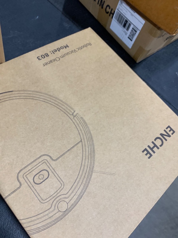 Photo 1 of ENCHE Robot Vacuum Cleaner, 2900Pa Powerful Sunction Robot Vacuum with Remote Control,Automatic Self-Charging,Long Run Time,Slim&Quiet Robotic Vacuum Cleaner for Carpet Pet Hair