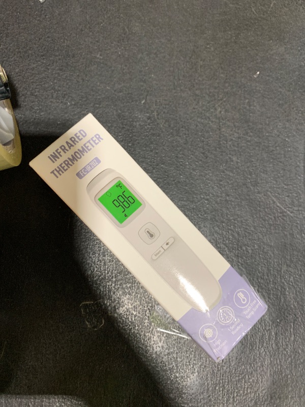 Photo 1 of No-Touch Thermometer for Adults and Kids, Accurate Digital Baby Thermometer, Fever Alarm & Silent Mode, 2 in 1 Forehead & Object Mode