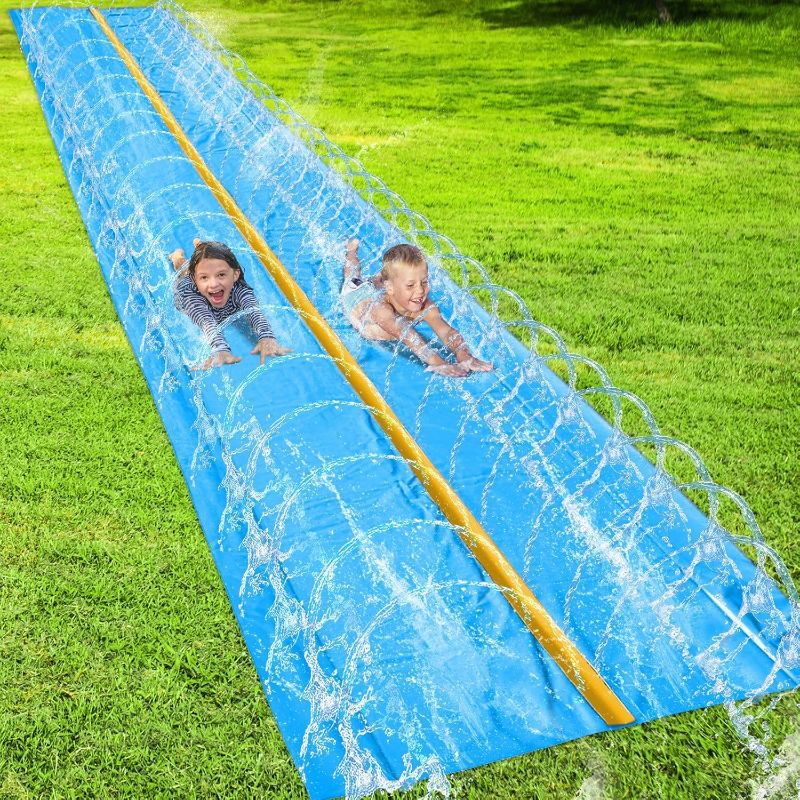 Photo 1 of stargo 18 x 5 ft - Slip and Slide, Water Slides for Kids - Backyard waterslide for Kids, Outdoor Fun Summer Water Toys, Water Activities for Kid and Adults for Backyard Fun, Ages 4-8, 5, 6, 7, 8-12 +