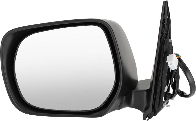 Photo 1 of For 2013-2022Toyota Land Cruise,Left Driver Side 9 Pins Rearview Mirror Assembly,Electric Folding Power Adjustment Rear Mirror Replacement Set with LED Turn Signal (Left Driver Side)