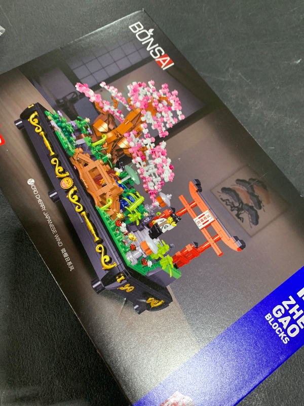 Photo 1 of Cherry Blossom Meaningful Bonsai Tree Building Sets,Japanese Style Sakura Tree Mini Building Blocks(1286 PCS),Enjoy Your Own Beautiful Display Show, Present for Kids and Adults