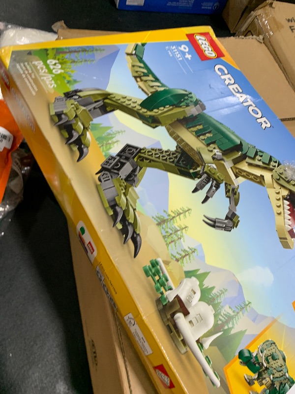 Photo 1 of LEGO Creator 3 in 1 T Rex Toy - Dinosaur Toy Building Set for Kids, Boys & Girls, Ages 9+ - 3 Building Options, T-Rex to Triceratops to Pterodactyl - Gift Idea for Birthdays - 31151