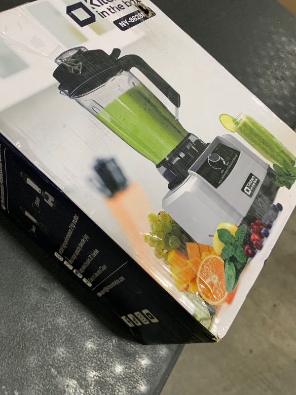 Photo 1 of Kitchen in the box Blender 68 OZ - 1500 Watt Kitchen Smoothie Blenders Large Capacity, Professional Blender Making Frozen Drinks, Ice Crushing, Protein Shakes, BPA Free (Black)