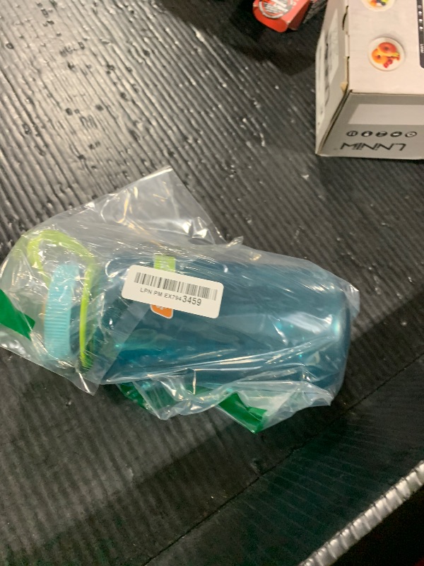 Photo 1 of Nalgene Sustain Tritan BPA-Free Water Bottle Made with Material Derived from 50% Plastic Waste (using ISCC certified mass balance), 32 OZ, Wide Mouth, Cerulean