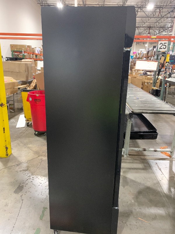 Photo 1 of 28 Cu Ft Commercial Refrigerators Double Glass Doors,1.86kwh/24h Display Beverage Upright Fridge with Front LED Light & Built in LED Strip,Built-in Circulation Fan,Rapid & Stable Cooling,Low Noise