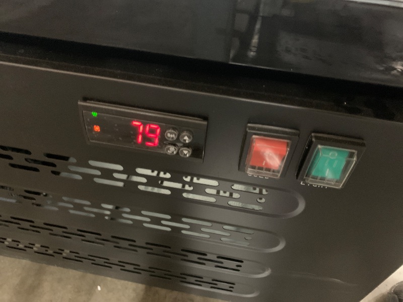 Photo 1 of 28 Cu Ft Commercial Refrigerators Double Glass Doors,1.86kwh/24h Display Beverage Upright Fridge with Front LED Light & Built in LED Strip,Built-in Circulation Fan,Rapid & Stable Cooling,Low Noise