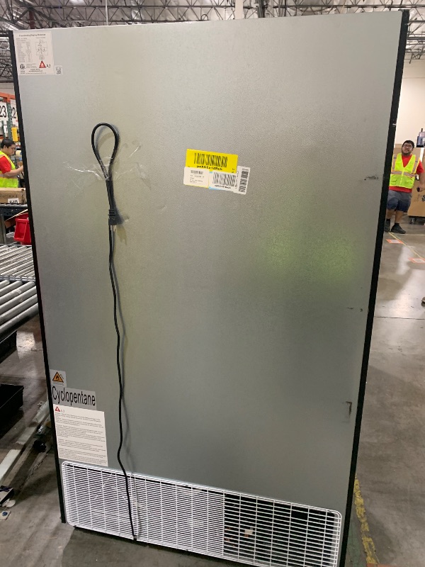 Photo 1 of 28 Cu Ft Commercial Refrigerators Double Glass Doors,1.86kwh/24h Display Beverage Upright Fridge with Front LED Light & Built in LED Strip,Built-in Circulation Fan,Rapid & Stable Cooling,Low Noise