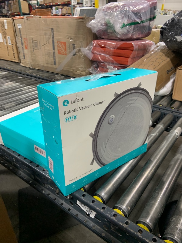 Photo 1 of Lefant M310 Robot Vacuum Cleaner, 4500Pa Powerful Suction, PreciSense Obstacle Avoidance, Mini, Quite, 160 Mins Self-Charging Robotic Vacuums, App/Voice/Remote, Ideal for Pet Hair Hard Floors, Black