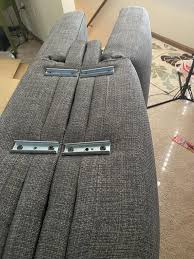 Photo 1 of COLAMY 118" U Shaped Sectional Couches,4 Seat Modular Sofa with 2 Ottoman and Foldable Side Table for Living Room (Grey)