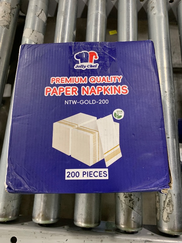 Photo 1 of 200 Pack Paper Napkins Guest Towels Disposable Premium Quality 3-ply Dinner Napkins Disposable Soft, Absorbent, Party Napkins Wedding for Kitchen, Parties, Dinners or Events