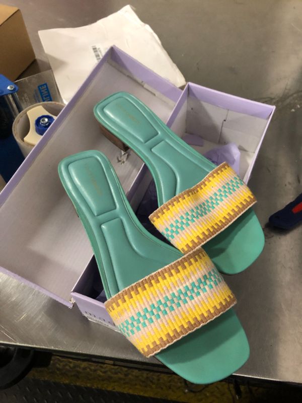 Photo 1 of Vince Camuto Teal Boho Flats Size 10M