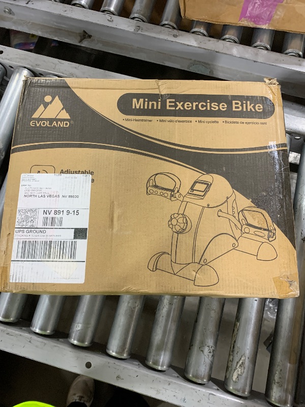 Photo 1 of himaly Mini Exercise Bike, Under Desk Bike Pedal Exerciser Portable Foot Cycle Arm & Leg Peddler Machine with LCD Screen Displays