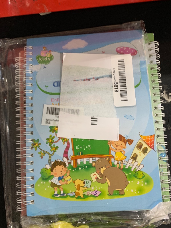 Photo 1 of Magic Ink Copybooks for Kids Reusable Handwriting Workbooks for Preschools Grooves Template Design and Handwriting Aid Practice for Kids The Print Writing