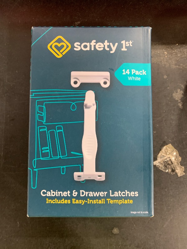 Photo 1 of Safety 1st Cabinet & Drawer Latch 14 Pack, Babyproofing Locks for Toddlers, Easy Install, Child Safety, Hidden Design, Secure Cabinets & Drawers