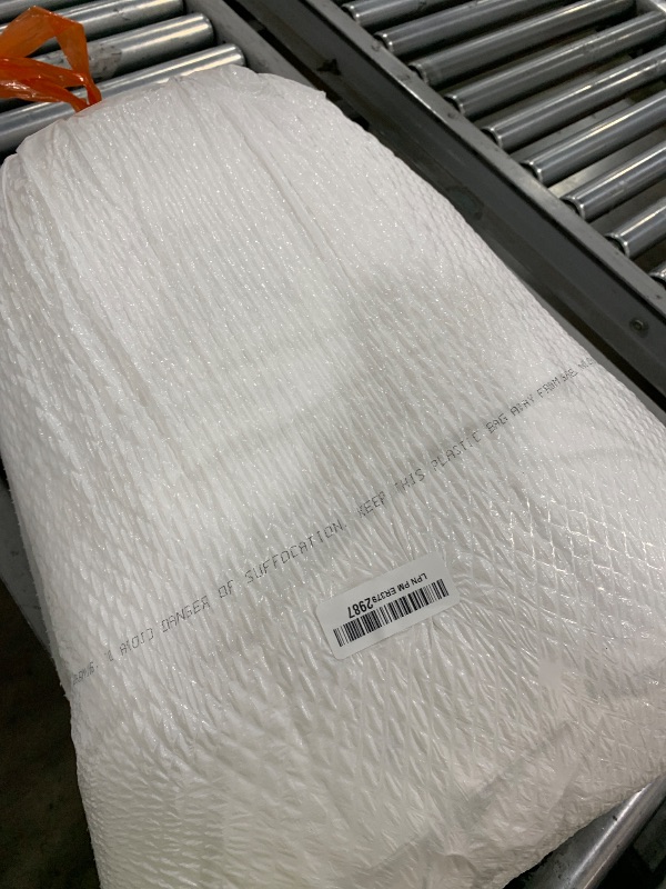 Photo 1 of Airluck Feather Down Comforter Twin Size Hotel Fluffy Duvet Insert All Seasons Down Blanket Solid White 68x90 inches Medium Warm 35oz Soft Down Proof Cotton Poly Cover with Corner Tabs