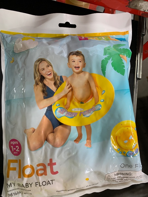 Photo 1 of Intex, 43234-2336 59574EP My Baby Float, Yellow