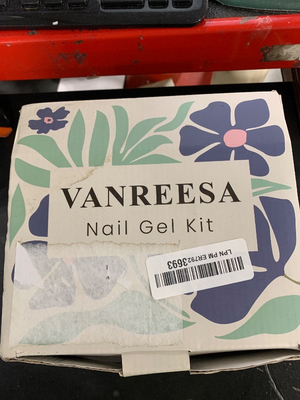 Photo 1 of VANREESA 42 Pcs Gel Nail Polish Kit with U V Light 24 Popular Colors Gel Polish Nail Kit Green Blue Purple Pink Orange Complete Nail Kit with Manicure Tools Gifts for Women Girls