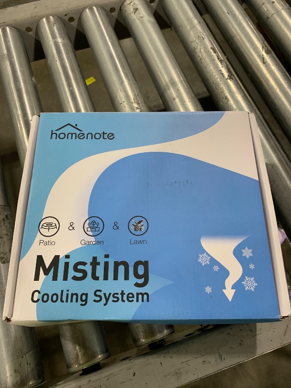 Photo 1 of homenote Misting Cooling System, 59FT (18M) Misting Line + 16 Brass Mist Nozzles + Brass Adapter(3/4") Misters for Outside Patio Cooling Garden Greenhouse Watering