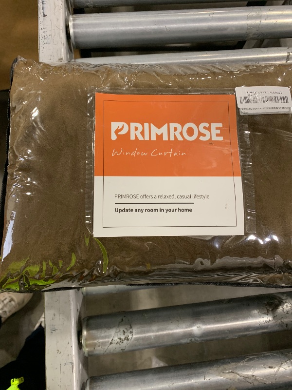 Photo 1 of PRIMROSE 100% Full Blackout Brown Velvet Curtains 84 inch Long for Living Room,Set of 2 Liner Rod Pocket Back Tab Thermal Window Curtains Room Darkening Heavy Decorative Curtains Drapes for Bedroom