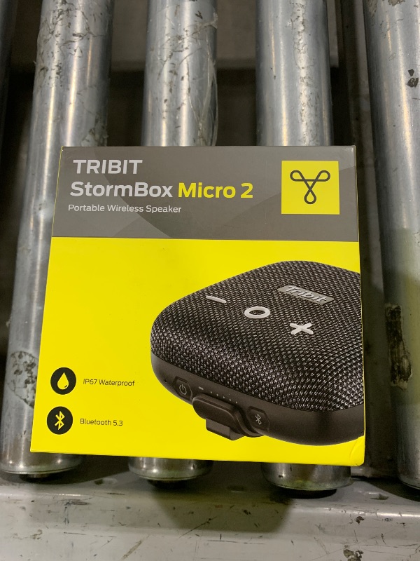 Photo 1 of Tribit StormBox Micro 2 Wireless Portable Speaker: 10W Loud Deep Bass Sound, IP67 Waterproof Bike Speaker with Bluetooth 5.3, 12H Playtime, TWS Pairing for Camping Travel Hiking