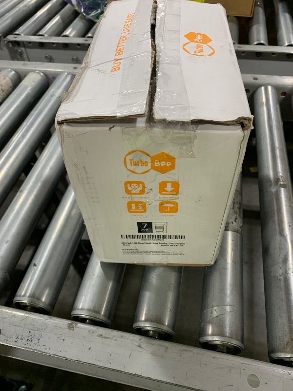 Photo 1 of 7oz Plastic Cups 300 Pack? Disposable Clear Party Cups for Home, School, Office & Events | Small Transparent Tumblers for Drinks, Samples & Commercial Use