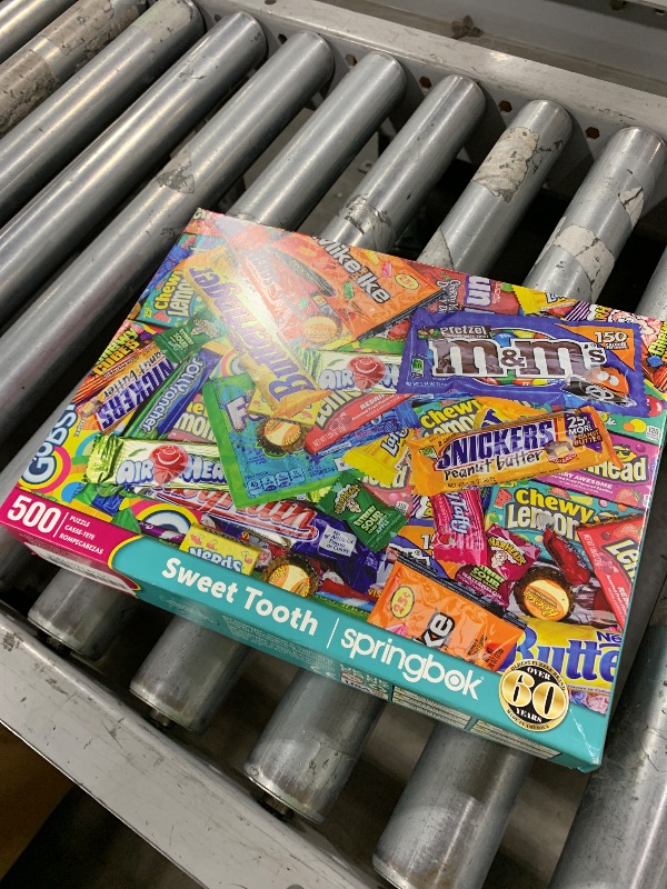 Photo 1 of Springbok's 500 Piece Jigsaw Puzzle Sweet Tooth, Multi