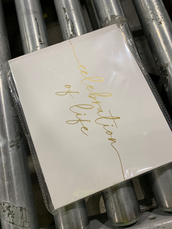Photo 1 of Lamare Funeral Guest Book for Memorial Service – Elegant Celebration of Life Guest Book and in Loving Memory Guest Book - Condolences Book for Funeral