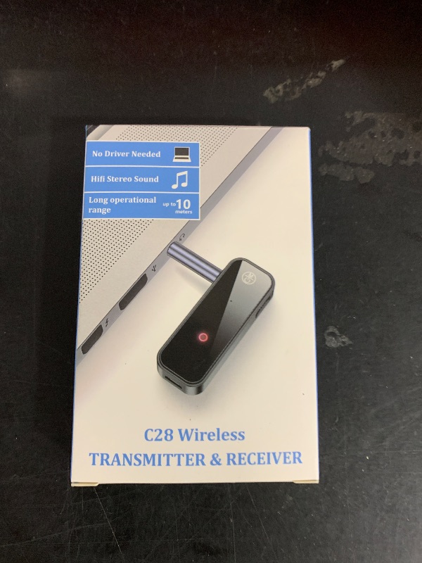 Photo 1 of JXTZ Aux Bluetooth 5.3 Adapter for Car, 2 in 1 Wireless Bluetooth Transmitter and Receiver for Headphones Car Home Audio Speaker, Portable 3.5mm Wireless Audio Receiver, Hands-Free Call
