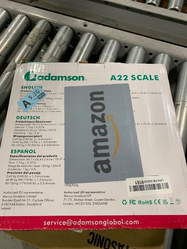 Photo 1 of Adamson A22 Bathroom Scale for Body Weight - Up to 260 LB - Anti-Skid Rubber Surface - Analog Bathroom Weight Scales - Affordable - Durable with 20-Year Assurance - White