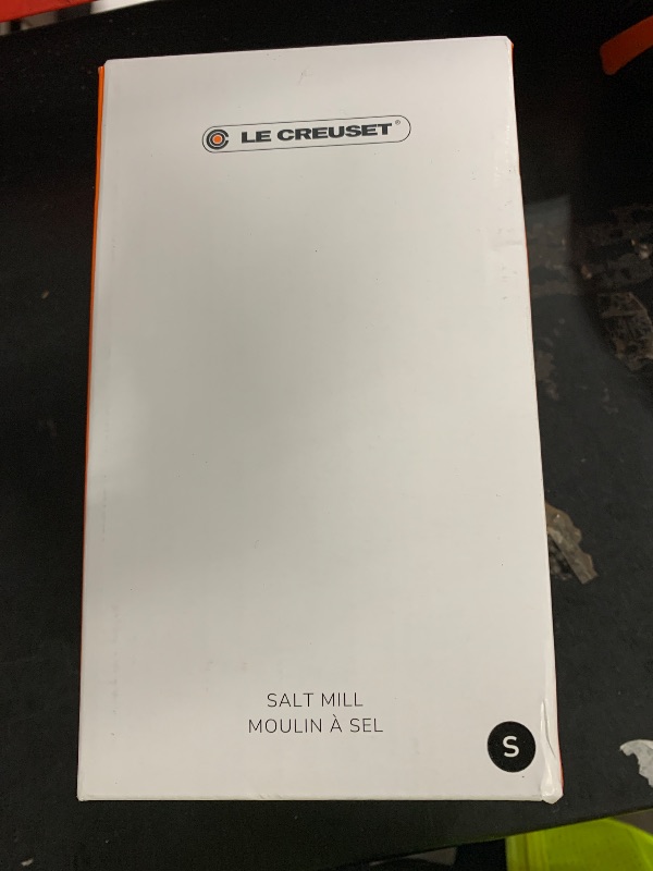 Photo 1 of Le Creuset Stoneware Alpine Salt Mill, 7", Licorice