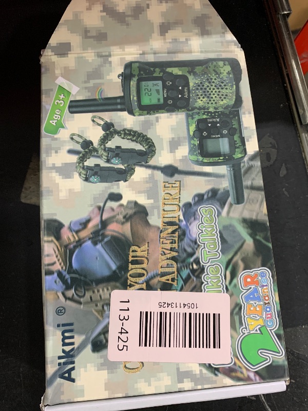 Photo 1 of Walkie Talkies for Kids 22 Channel 2 Way Radio 3 Miles Long Range Handheld Walkie Talkies Durable Toy Best Birthday Gifts for 6 Year Old Boys and Girls fit Adventure Game Camping (Green Camo 1)