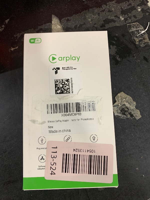 Photo 1 of Wireless CarPlay Adapter for Apple iPhone, Convert Wired CarPlay to Wireless, Plug-and-Play, Stable Connection Compatible with OEM Wired CarPlay Vehicles & iOS 10+