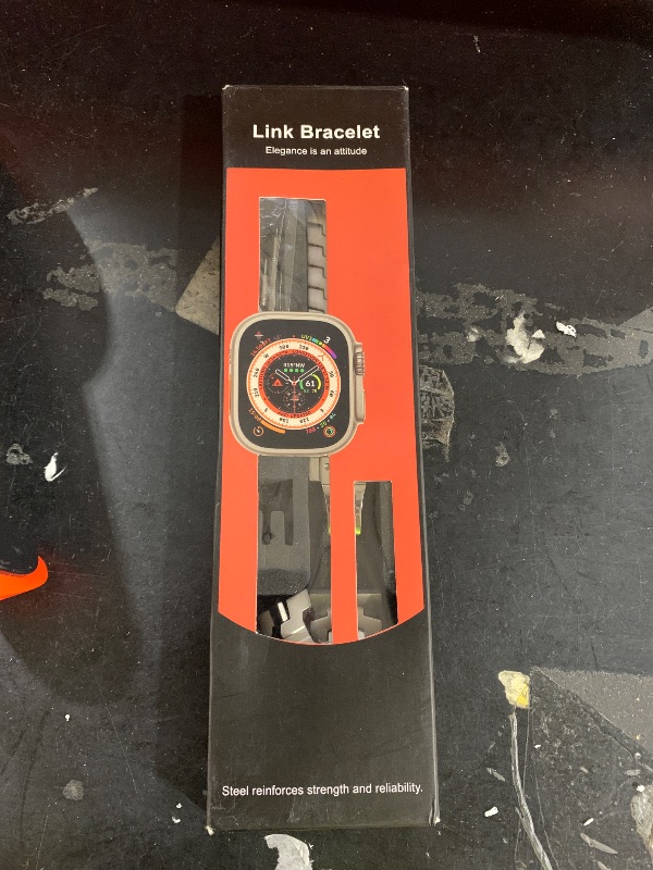 Photo 1 of Fullife Titanium Band with Magnetic Clasp Compatible with Apple Watch Band, Lightweight Titanium Metal Strap for Apple Watch Ultra 3/2/1 49mm, Series 11/10 46mm, 9/8/7 45mm, SE3/6/5/4 44mm, 3/2/1 42mm