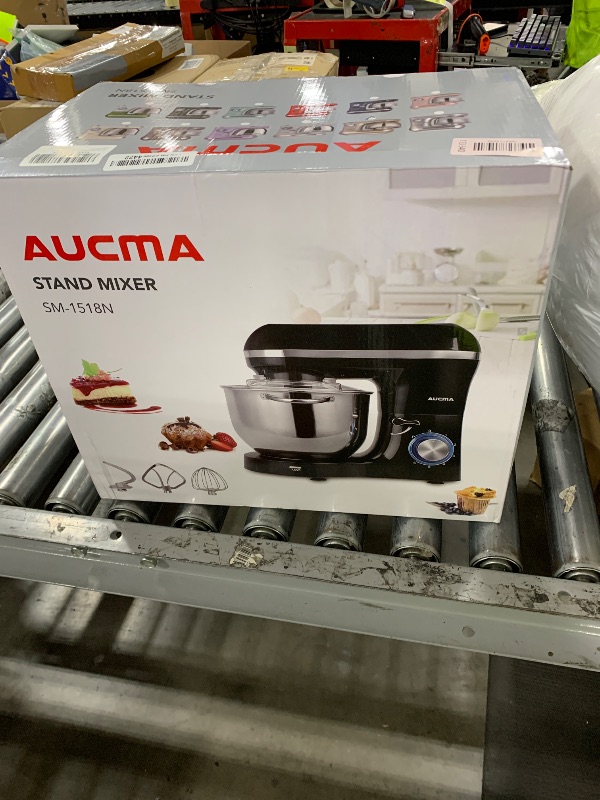 Photo 1 of Aucma Stand Mixer,6.5-QT 660W 6-Speed Tilt-Head Food Mixer, Kitchen Electric Mixer with Dough Hook, Wire Whip & Beater (6.5QT, Champagne)