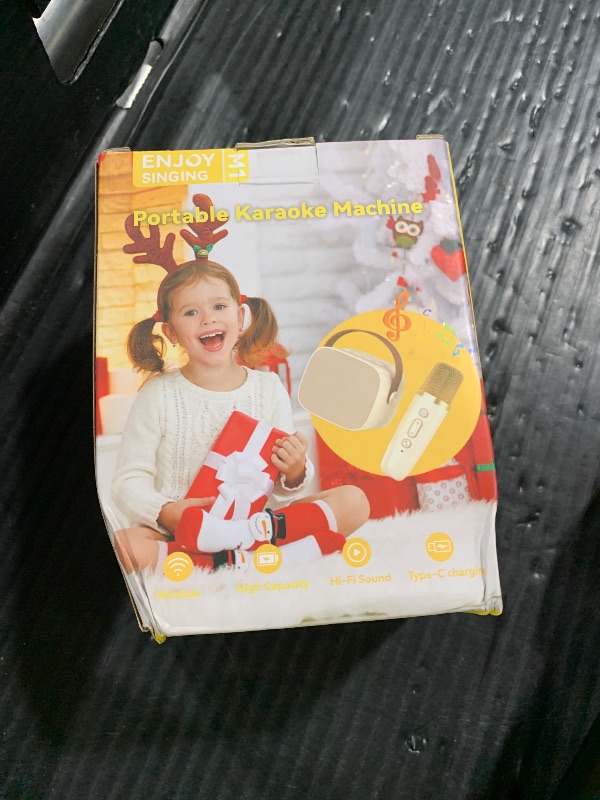 Photo 1 of Mini Karaoke Machine,Funny Toys Christmas Birthday Gifts for Kids Age 4-12 Girls,Boys,Adults,MEGUO Karaoke Microphone Toys for 4,5,6,7,8,9,10,11,12+ Year Old Girls Boys Kids Birthday Party