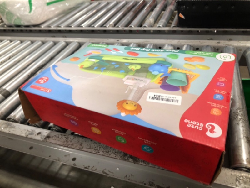 Photo 1 of CUTE STONE Kids Sink with Running Water, Play Sink with Upgraded Electric Faucet, Play Kitchen Accessories, Floating Pool Toys & Pretend Play Dishwasher Toys, Summer Water Toys for Boys Girls