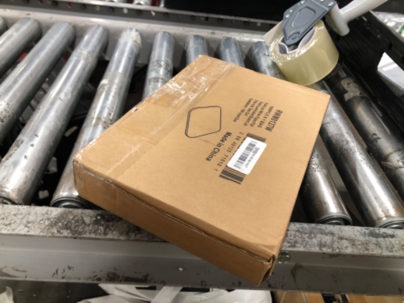 Photo 1 of Restaurantware-LIDS ONLY: Foil Lux To Go Container Lids, 100 Flat Take Out Container Lids - Containers Sold Separately, Fits 4 LB Take Out Containers,Foil-Laminated White Paper Lids