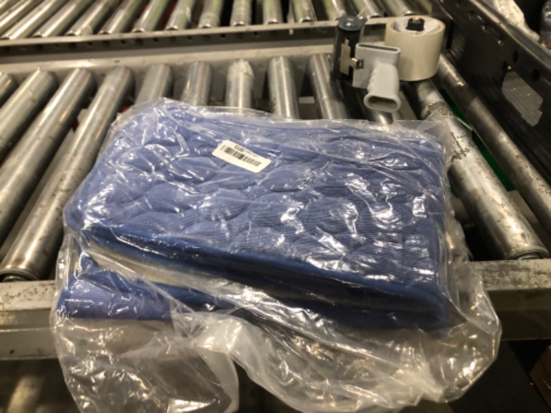 Photo 1 of MICROCOSMOS Summer Cooling Mat & Sleeping Pad- Water Absorption Top, Easy Carry, EZ Clean, Materials Safe. Keep Cooling for Pets, Kids and Adults.(Navy Blue, 40" x 28")