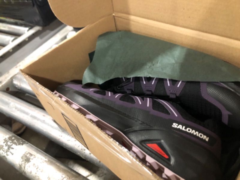 Photo 1 of Salomon Women’s Speedcross Peak Trail Running Shoes - Black/Nightshade/Orchid Petal - 9
