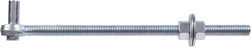 Photo 1 of Hardware Essentials Zinc Gate Bolt Hook 5/8" x 12", Steel