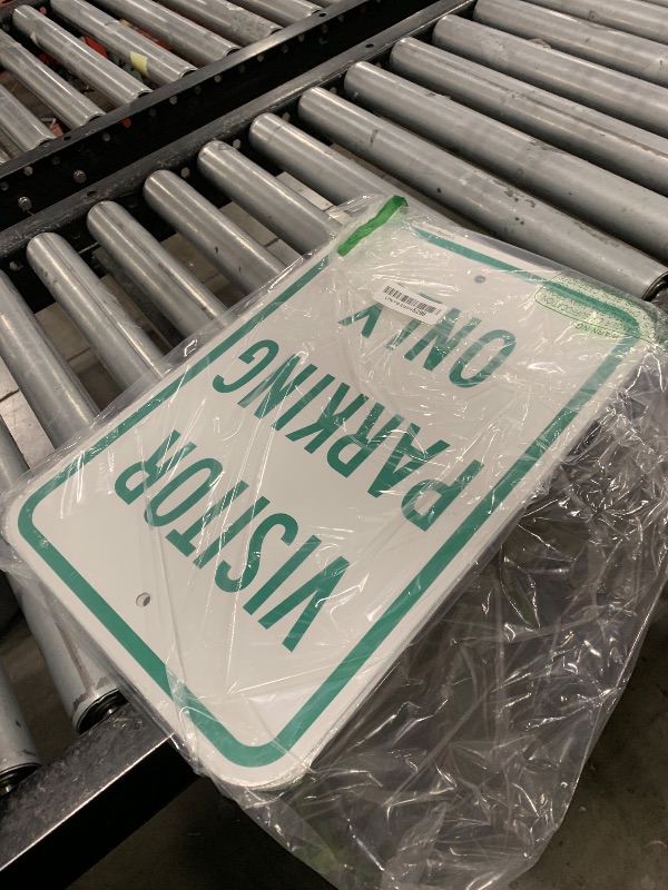 Photo 1 of "Visitor Parking Only" Sign By SmartSign | 12" x 18" Aluminum