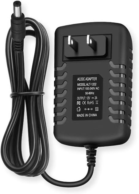 Photo 1 of 12V DC Power Supply 2A Universal AC Adapter, 100-240 50/60Hz to 12 Volts 2Amp Transformer, DC 12V Power Adapter Cord, 5.5mm x 2.5mm Plug