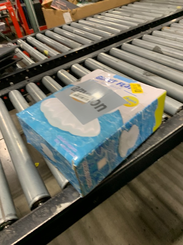 Photo 1 of 52" Thickened Inflatable Seashell Pool Float, Giant Pool Floating Raft Chair with Pearl Balls, for Birthday Party, Ocean Theme Decorations, Beach & Pool Party Decorations