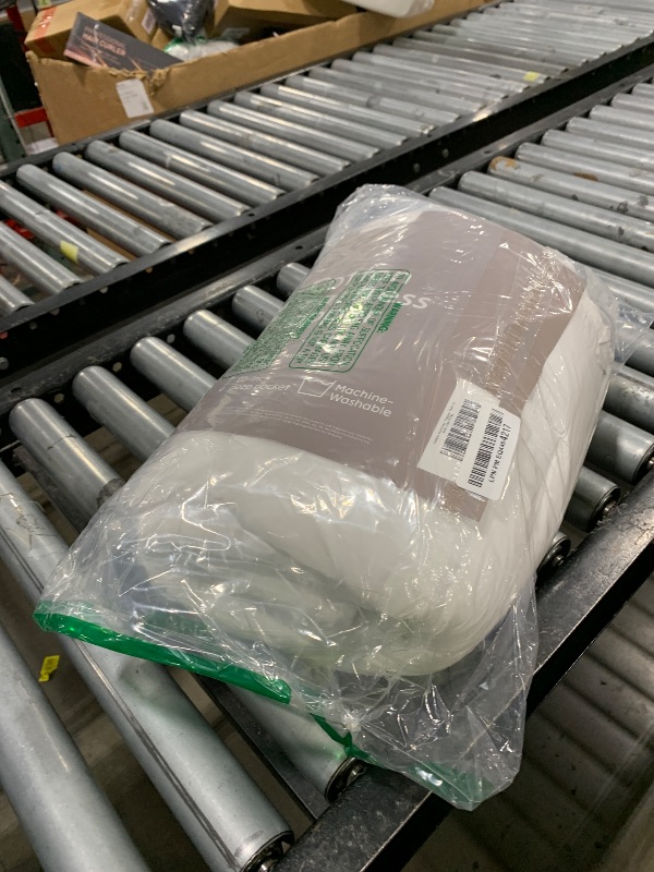 Photo 1 of Cloud-Like Twin XL Mattress Topper - 100% Cotton Top Mattress Pad for Back Pain Relief - Breathable & Naturally Cooling for Hot Sleepers