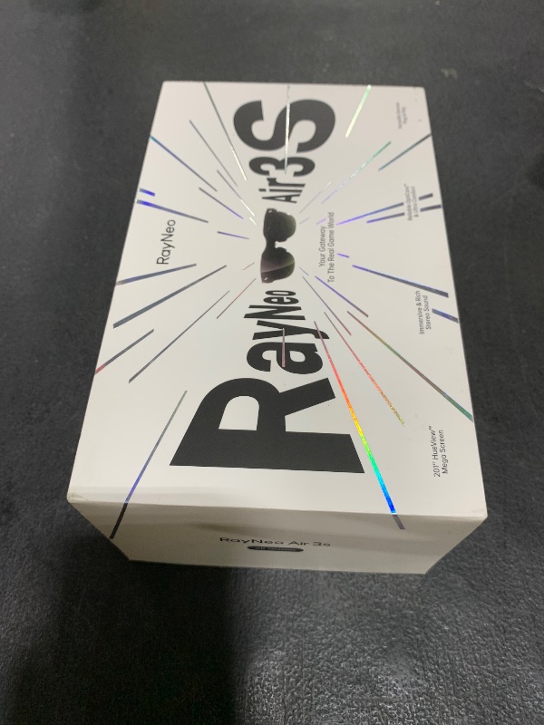 Photo 1 of [2025 New] RayNeo Air 3s XR Glasses - AR Glasses 201" 120Hz FHD HueView Eye-Care Video Display, Smart Gaming Glasses for iPhone 16,15/Android/Mac/Switch/PS5/SteamDeck