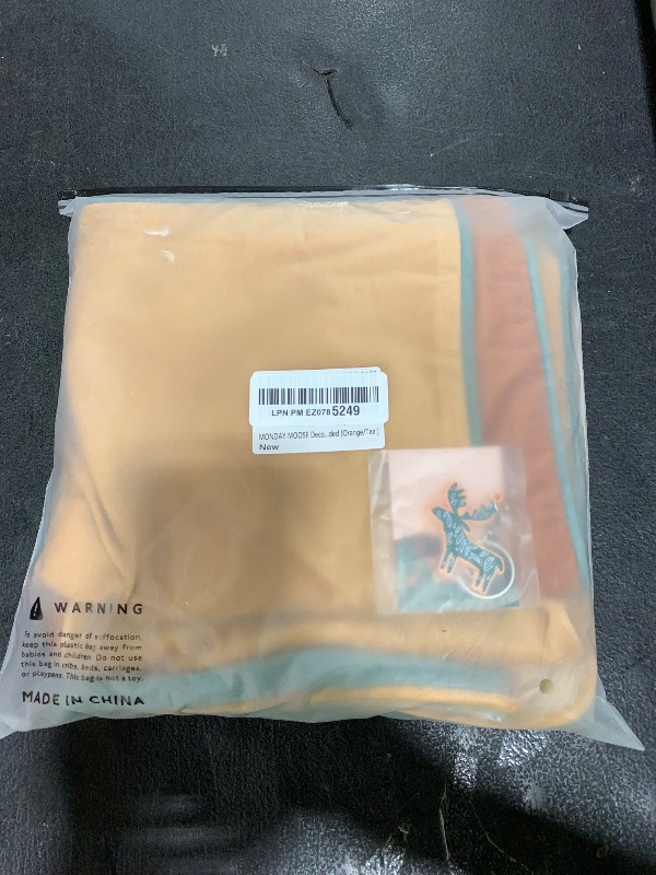 Photo 1 of MONDAY MOOSE Decorative Throw Pillow Covers Cushion Cases, Set of 4 Soft Velvet Modern Double-Sided Designs, Mix and Match for Home Decor, Pillow Inserts Not Included (18x18 inch, Orange/Teal)