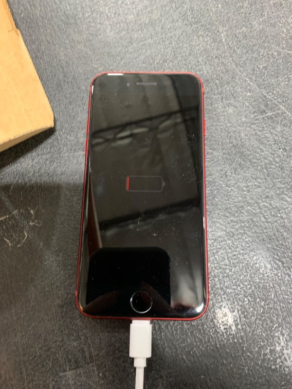 Photo 1 of Apple iPhone SE 3rd Gen, 64GB, RED - Unlocked (Renewed)