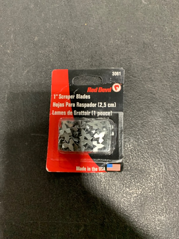 Photo 1 of 1" scraper blades